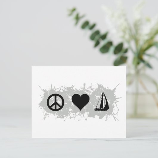 Carte Postale Voile (Debout devant)