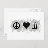 Carte Postale Voile (Devant / Derrière)