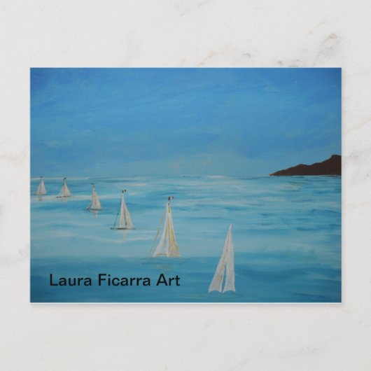 Carte Postale Voile (Devant)