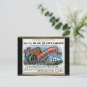 Carte Postale Voile à Clipper Serpent Mer (Debout devant)