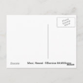 Carte Postale Voile à Hawaii I (Dos)