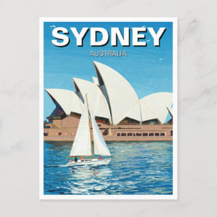 Carte Postale Voile à Sydney Australie Voyage