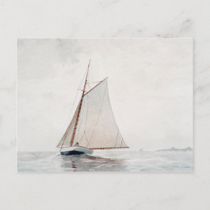 Carte Postale Voile au large de Gloucester (vers 1880) par Winsl