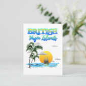 Carte Postale Voile aux îles Vierges britanniques (Debout devant)