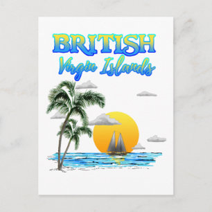 Carte Postale Voile aux îles Vierges britanniques