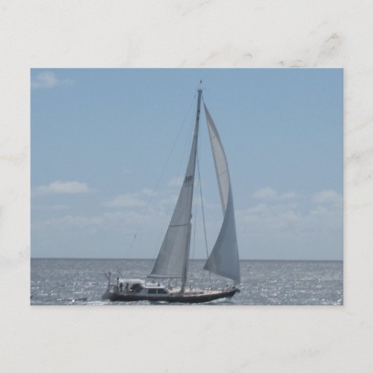 Carte Postale Voile dans les Caraïbes (Devant)