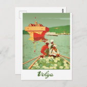 Carte Postale Voile de la Volga (Devant / Derrière)