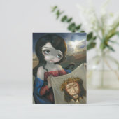 Carte postale "Voile de Veronica" (Debout devant)