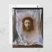 Carte Postale Voile de Veronica Par Domenico Fetti (Devant / Derrière)