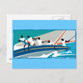 Carte Postale Voile d'été des Caraïbes (Devant / Derrière)