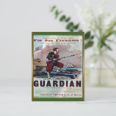 Carte Postale Voile du gardien (Debout devant)