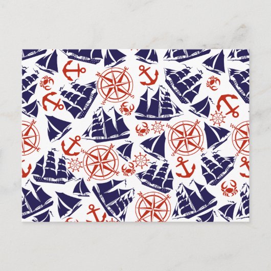 Carte Postale Voile maritime (Devant)