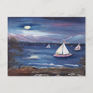 Carte Postale Voile Moon