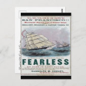 Carte Postale Voile sans peur (Devant / Derrière)