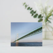 Carte Postale Voile Sous Le Pont Mackinac (Debout devant)