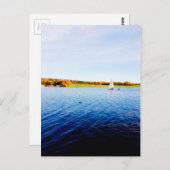 Carte Postale Voile sur Rother Valley (Devant / Derrière)