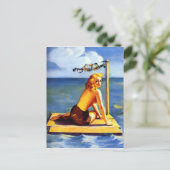 Carte Postale Voile vers le haut (Debout devant)