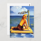 Carte Postale Voile vers le haut (Devant / Derrière)