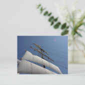 Carte postale Voiles de grand navire (Debout devant)