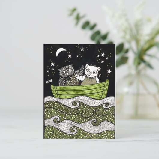 Carte postale Voilier (Debout devant)