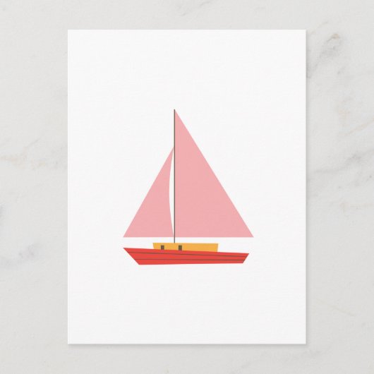 Carte Postale Voilier (Devant)