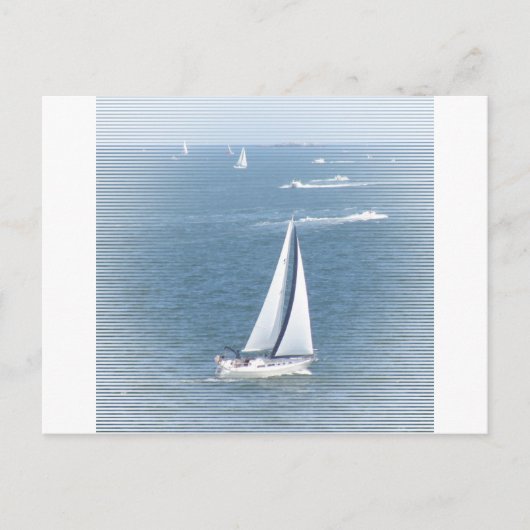 Carte postale Voilier (Devant)