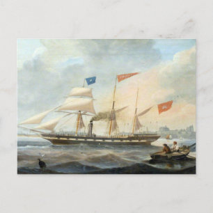 Carte Postale Voilier Clipper the Marshall 1847