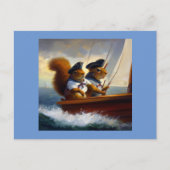 Carte Postale Voilier écureuil (Devant)