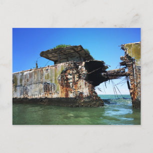 Carte Postale voilier en béton kiptopeke