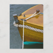 Carte Postale Voilier en bois dans l'eau (Devant)