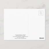 Carte Postale Voilier - "Je crée une vie que j'aime !" (Dos)