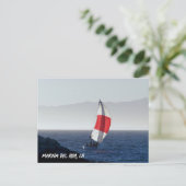 Carte Postale Voilier - Marina Del Rey, CA (Debout devant)