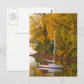 CARTE POSTALE VOILIER VERMONT (Devant / Derrière)