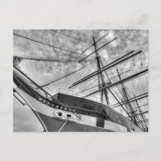 Carte Postale Voilier Wavertree (Devant)