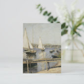 Carte Postale Voiliers à Argenteuil par Gustave Caillebotte (Debout devant)