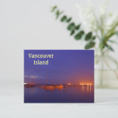 Carte Postale Voiliers de l'île de Vancouver dans la marina au c (Debout devant)