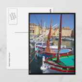 Carte Postale voiliers de st tropez (Devant / Derrière)