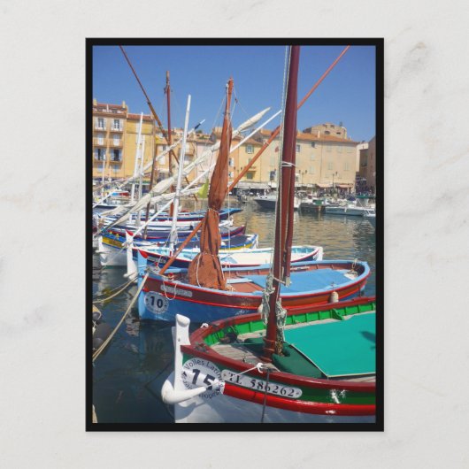 Carte Postale voiliers de st tropez (Devant)