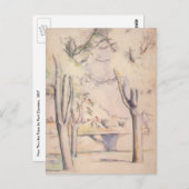 Carte Postale Voir à travers les arbres par Paul Cezanne, Art Vi (Devant / Derrière)