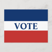 Carte Postale VOIR Blancs rouges et Bleus (Devant)