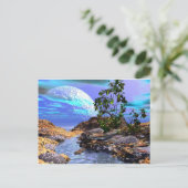 Carte Postale voir de l'art 3d croit (Debout devant)