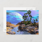 Carte Postale voir de l'art 3d croit (Devant / Derrière)