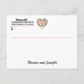 Carte Postale Voir Dos - Mariage (Dos)