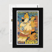 Carte postale : Voir Inde (Devant / Derrière)
