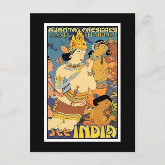 Carte postale : Voir Inde (Devant)