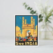 Carte Postale Voir Inde vintage travel (Debout devant)