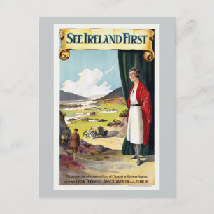 Carte Postale Voir Irlande Premier Vintage voyage ferroviaire