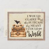 Carte Postale Voir le monde (Devant / Derrière)