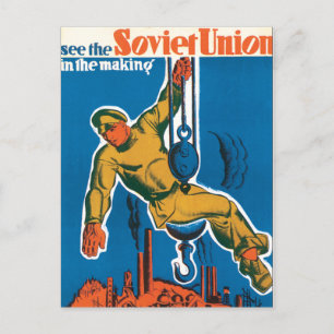Carte Postale Voir l'Union soviétique en devenir