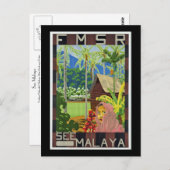 Carte Postale Voir Malaya (Devant / Derrière)